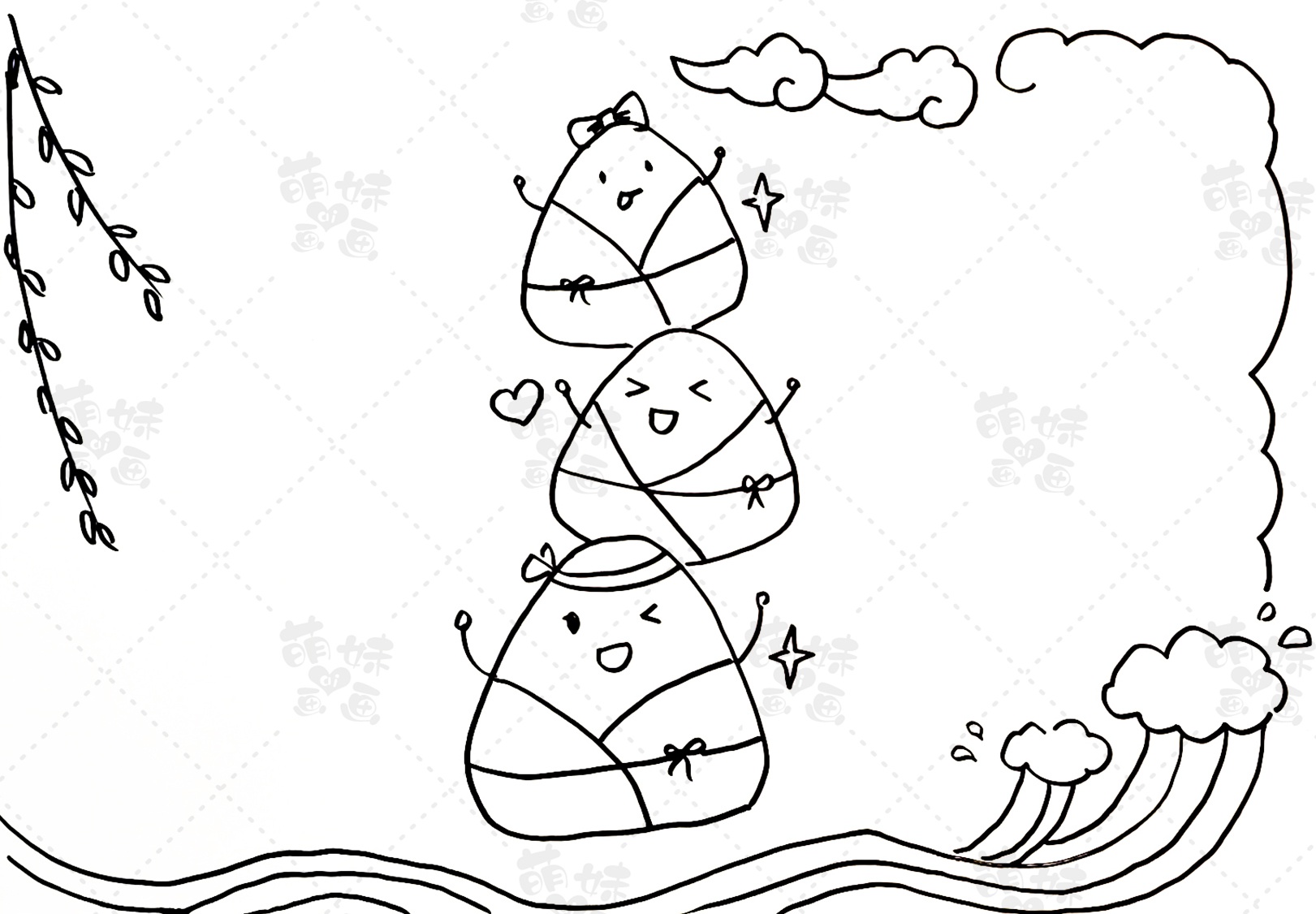 小學(xué)生端午節(jié)手抄報(bào)，簡(jiǎn)單好畫(huà)，含內(nèi)容文字