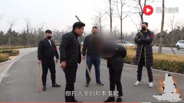 小孩誤劃奧迪，車主毆打孕婦，社會大哥正義出擊怒砸豪車替天行道